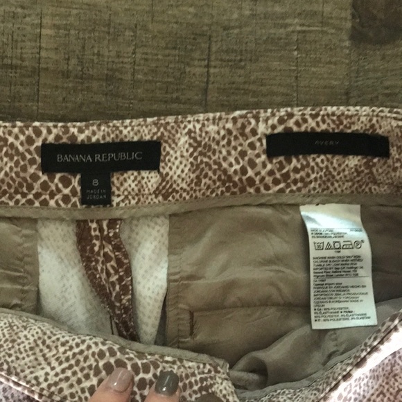 Banana Republic Cheetah Print Dress Pants - Picture 2 of 3